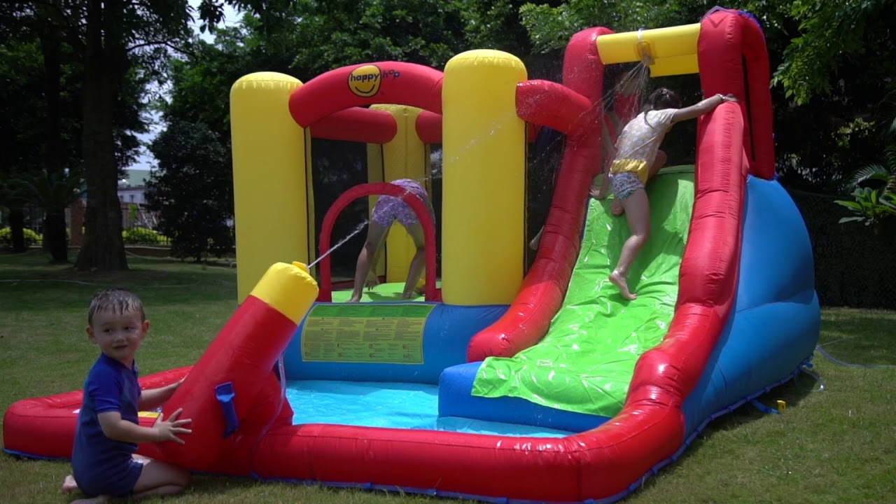 9271n Jump & Splash Adventure Wet & Dry | Little Kids jumping Castles