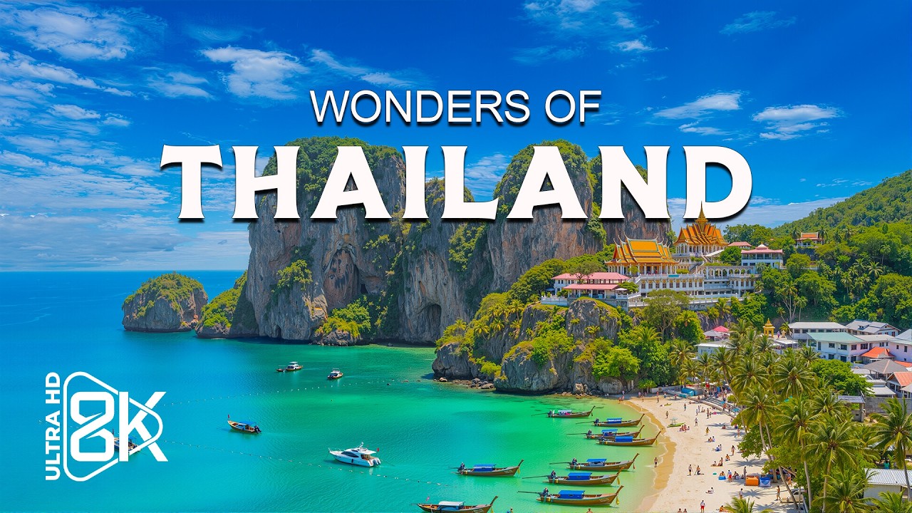 Wonders of Thailand – Explore Golden Temples, Floating Markets, and Tropical Seas | Travel Video 4K