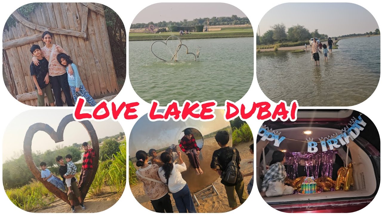 Fun day at LOVE LAKE DUBAI  ❤️  #lovelakedubai #family #vlog #momindubai 
