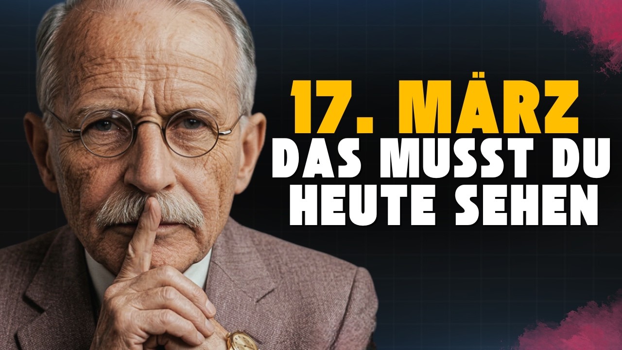 13. März: Wenn dieses Video heute zu dir kommt, wird sich dein Schicksal verändern | Carl Jung