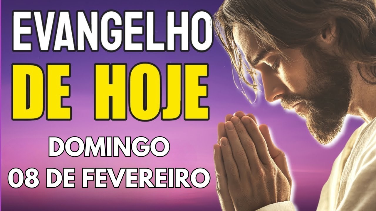 08/02 Evangelho do Dia | Mateus 5,13-16 | Domingo | Com Pregação + Testemunho + Oração da Manhã