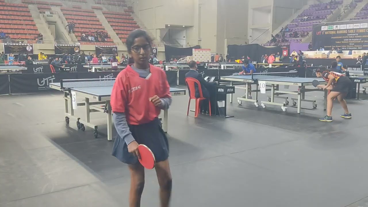 U-13 - National Ranking - 2025, Hotwar, Ranchi (Jharkhand) 6-12-25 to 13-12 2025