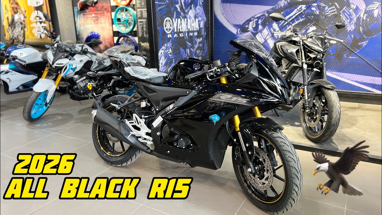 2026 Yamaha r15 v4 Detailed Review Video | Yamaha r15 v4 New Model 2026 | Yamaha r15 Black Colour 