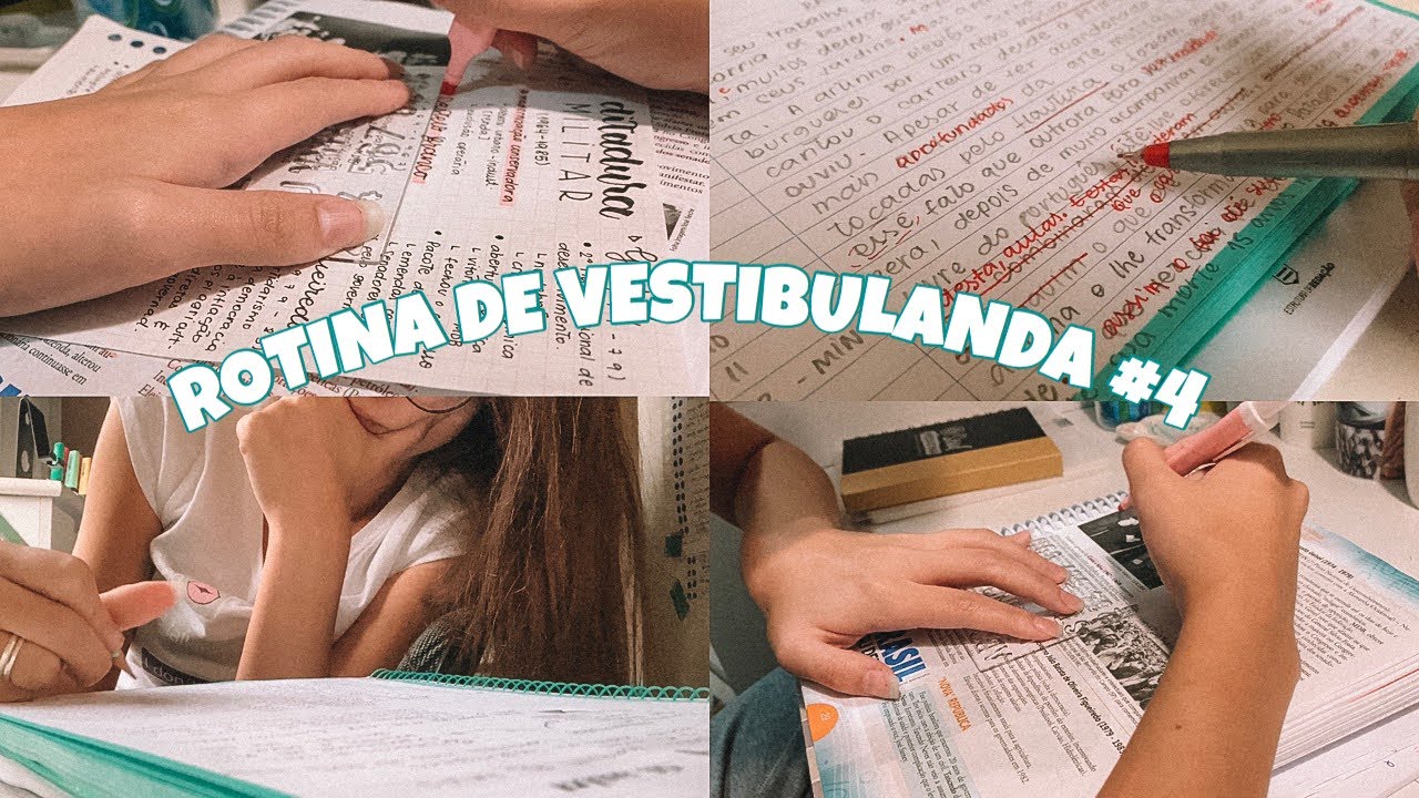 ROTINA DE VESTIBULANDA #4 | revisões, leitura, redação, rotina, organização, caderno de erros