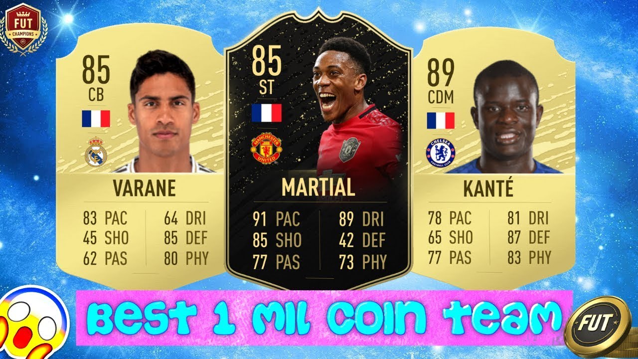 SWEATY 1 MILLION COIN TEAM FIFA 20! | FIFA 20 1 MILLION COIN SQUAD BUILDER!