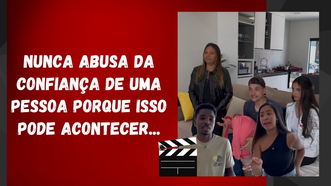Nunca abusa da confiança de uma pessoa porque isso pode acontecer...