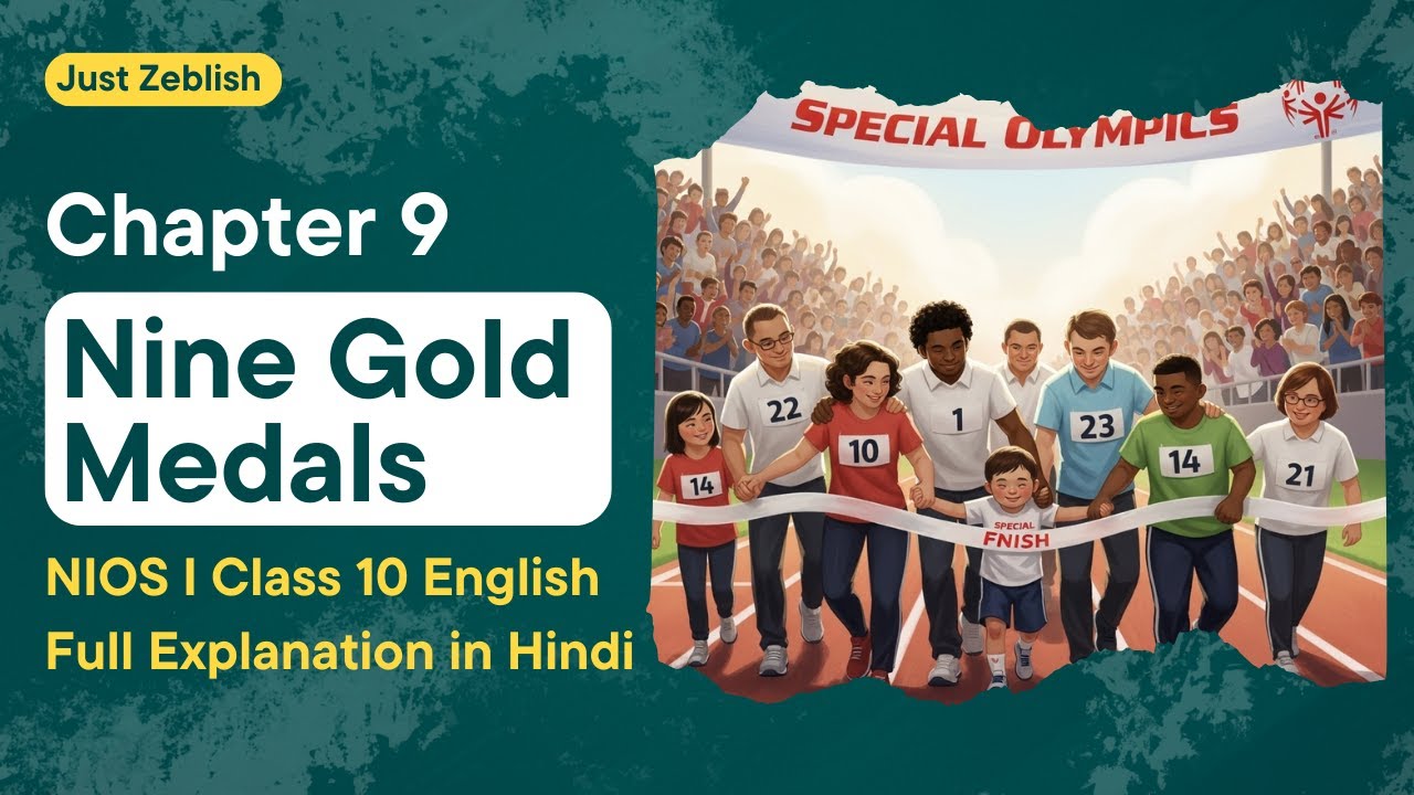 NIOS Class 10 English Chapter 9 Nine Gold Medals | Summary & Explanation in Hindi | David Roth
