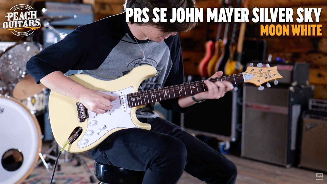 No Talking...Just Tones | PRS SE John Mayer Silver Sky Moon White