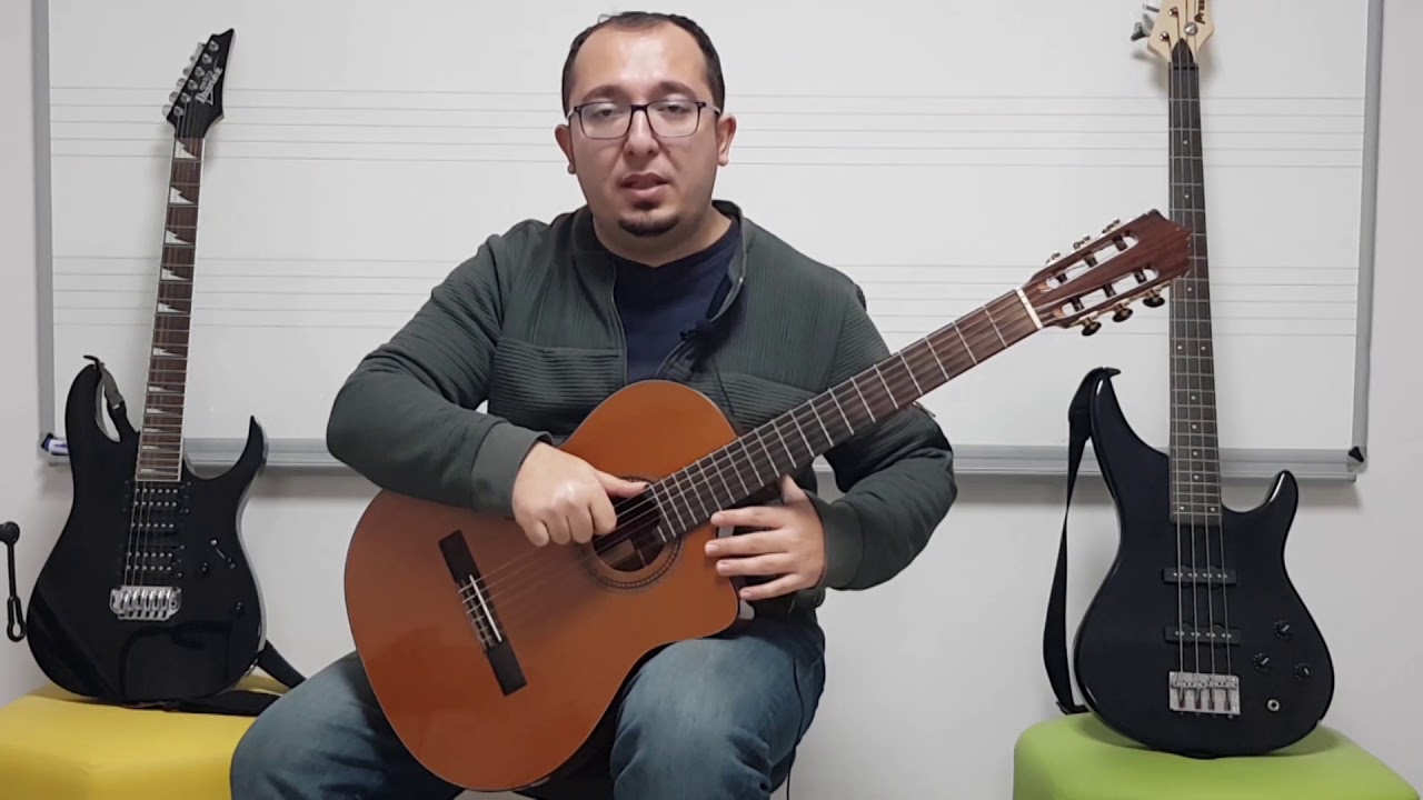 Gitar Dersi - 4.2 | 5. ve 6. tel 1. pozisyon notaları ve birleştirme