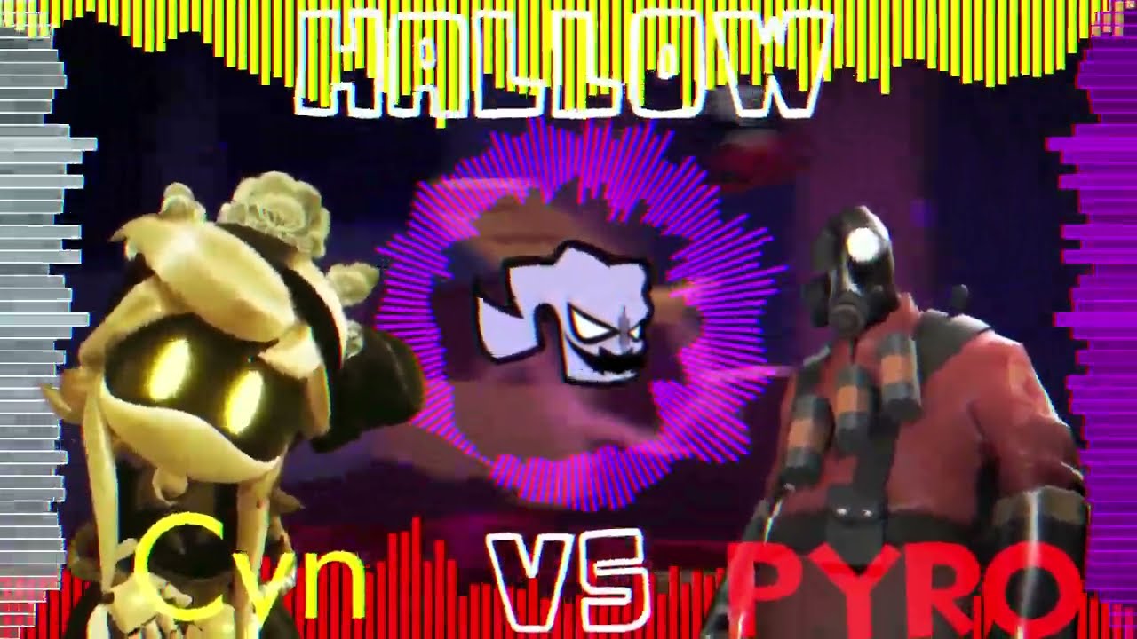 Hallow But it Cyn (Murder Drones) Vs Pyro (TF2) | FNF Fever Frenzy Cover | Cross Between 7