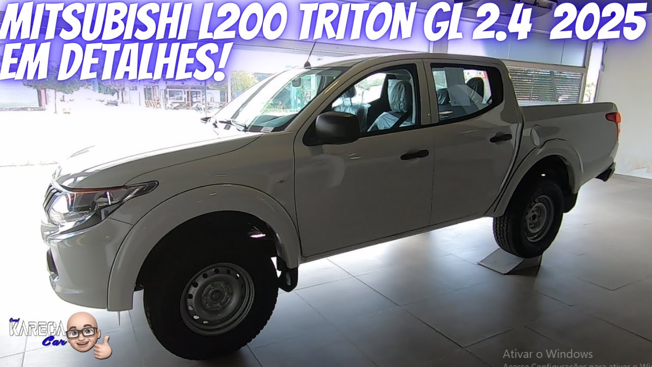 MITSUBISHI L200 TRITON GL 2025 EM DETALHES!!