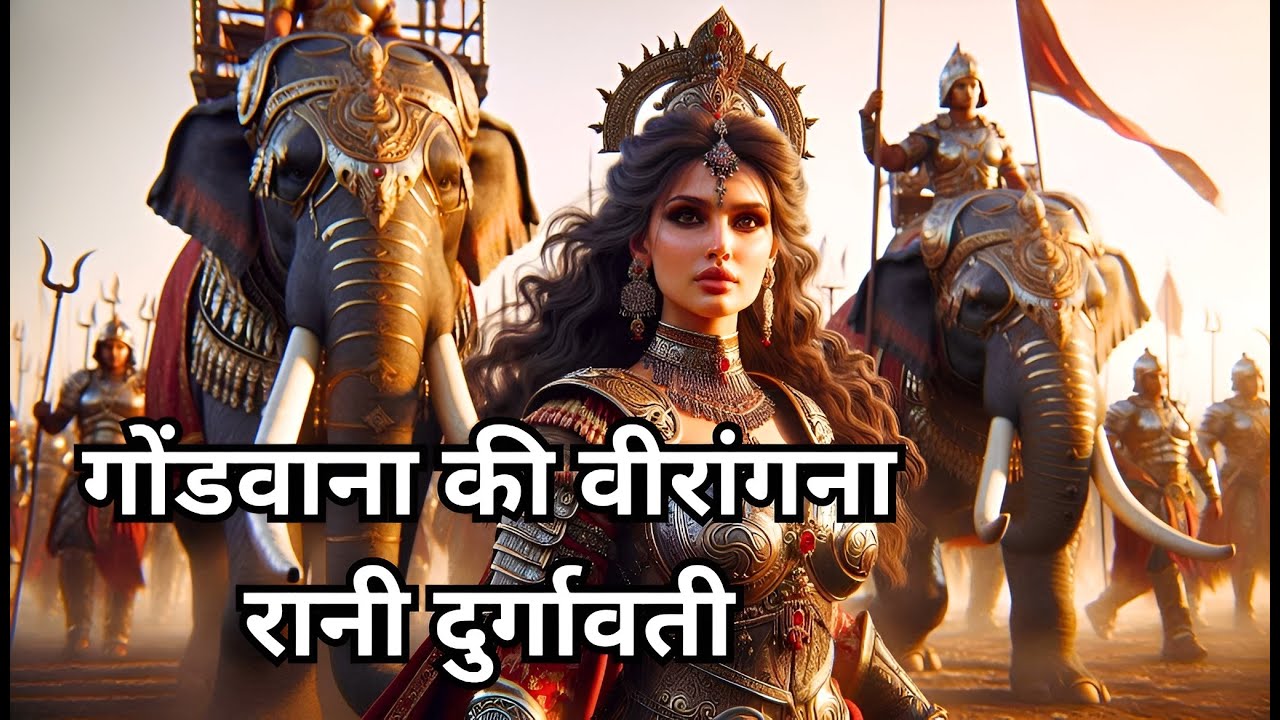 GONDWANA KI VERANGNA RANI DURGAVATI, गोंडवाना की वीरांगना रानी दुर्गावती