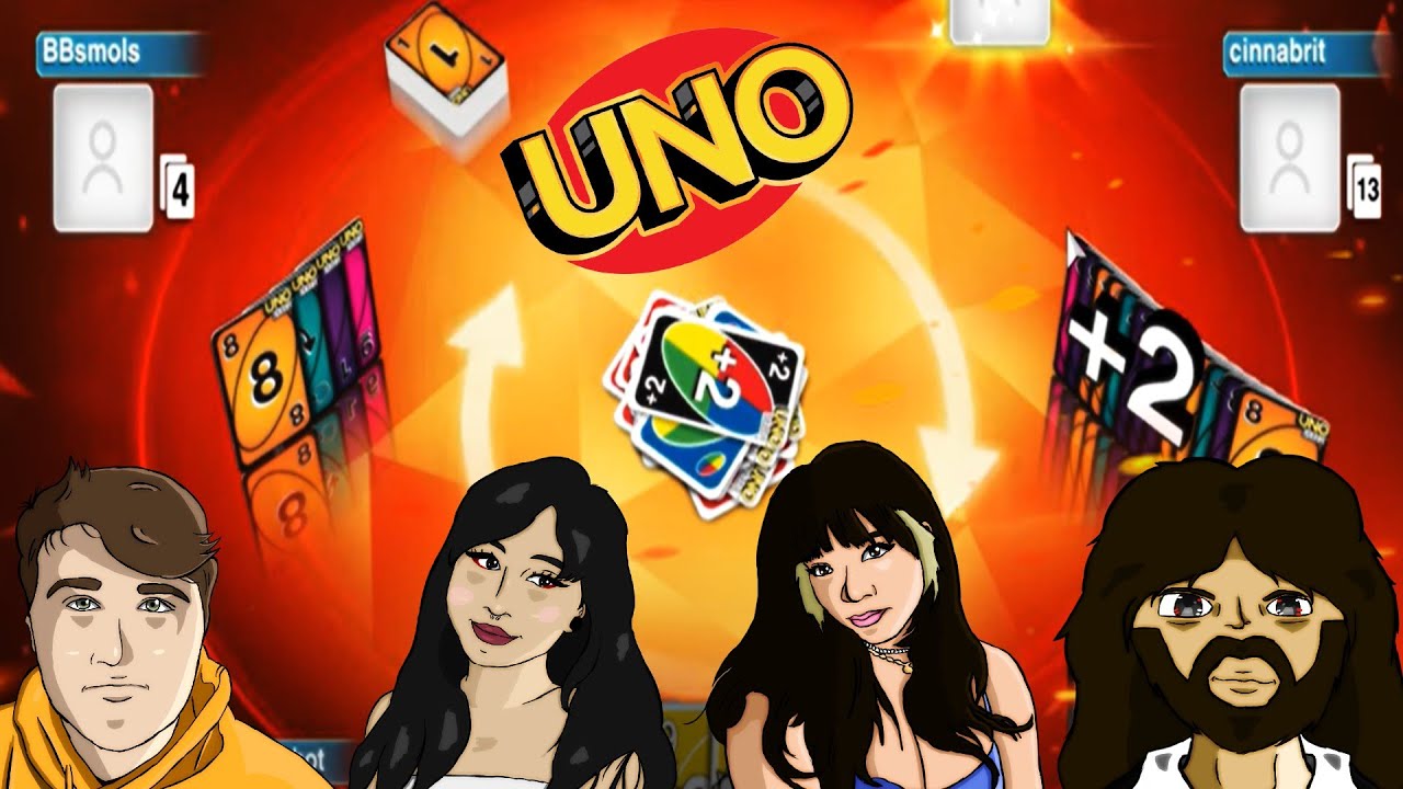 Uno Now Has ELEMENTS! Cinna Catching Cards Real Quick!!! Uno w/ Cinna, BBsmols, and Dotodoya
