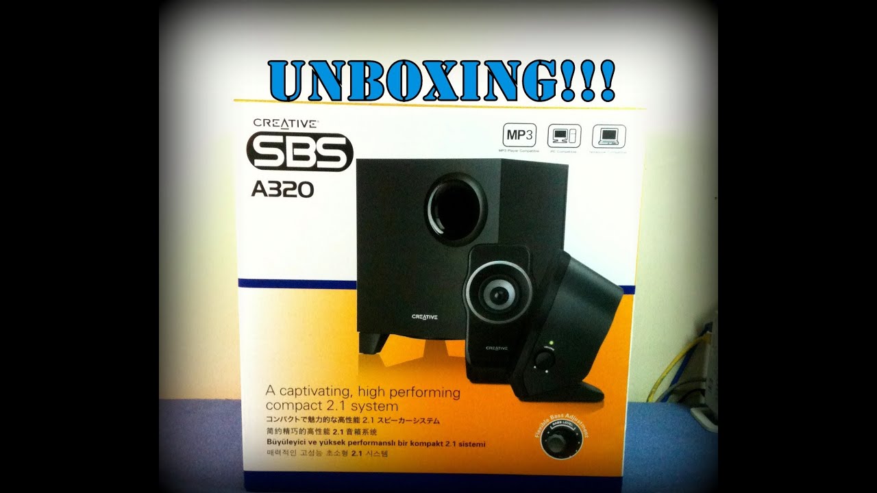 Creative SBS A320 Unboxing