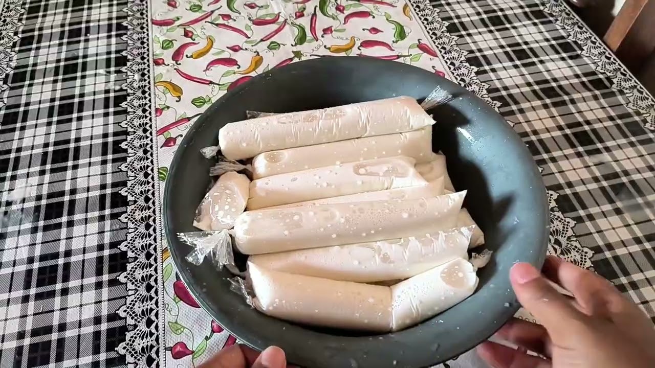 Muito calor, fiz geladinho de coco 🥵🥥