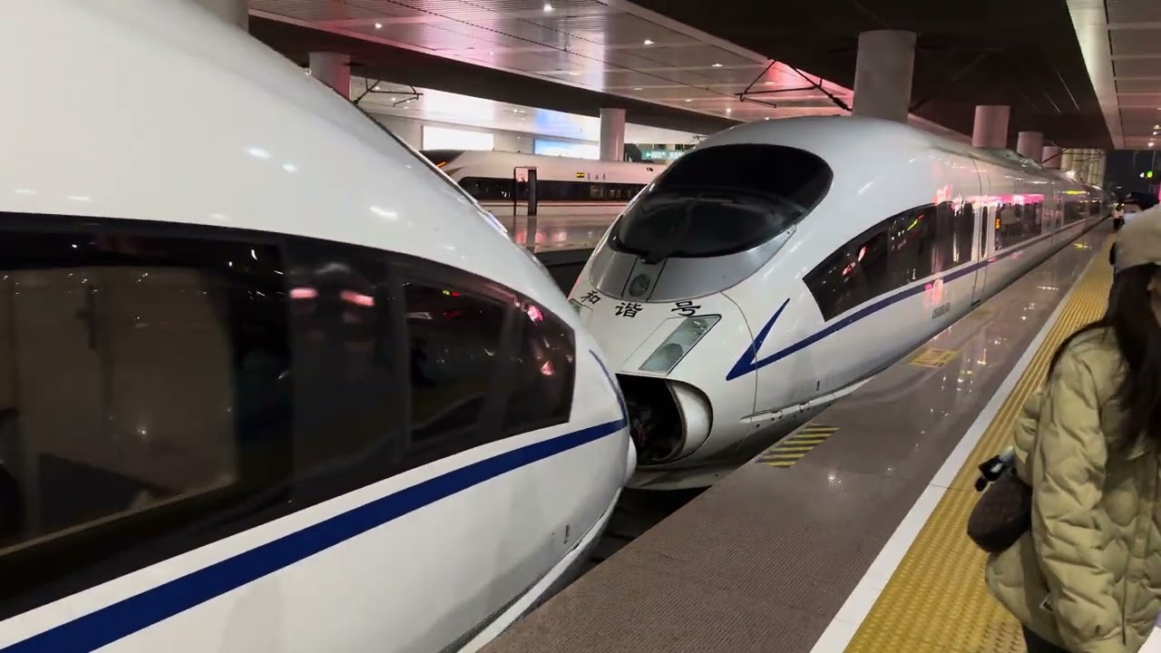 [重遊🇨🇳上海](3)[首試380BG][坐曬CRH380B全系列]沈陽鐵路局CRH380BG-5818+5766重聯@G1251 駛入南京南站