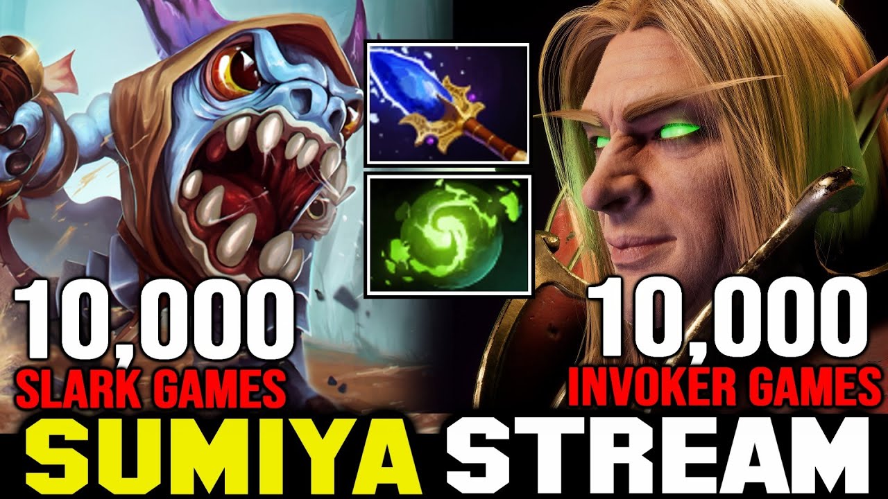 SUMIYA Refresher Invoker vs 8K MMR Slark Spammer | Sumiya Invoker Stream Moment 3292