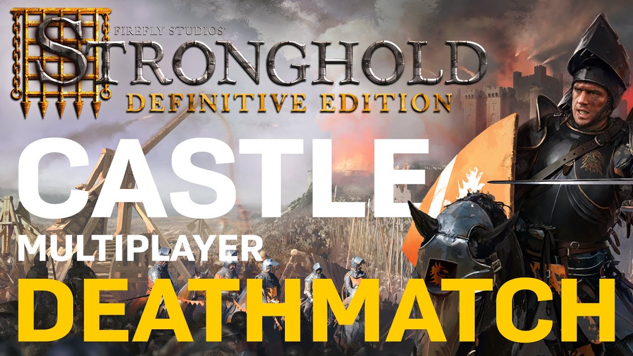 TREBUCHET WAR CASTLE DEATHMATCH! Stronghold Definitive Edition - Multiplayer Deathmatch vs GamerZakh
