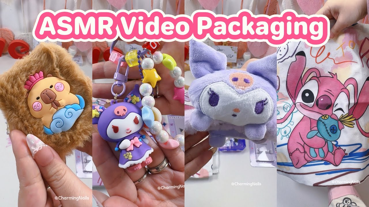 ASMR packaging Daniella M’s second order 