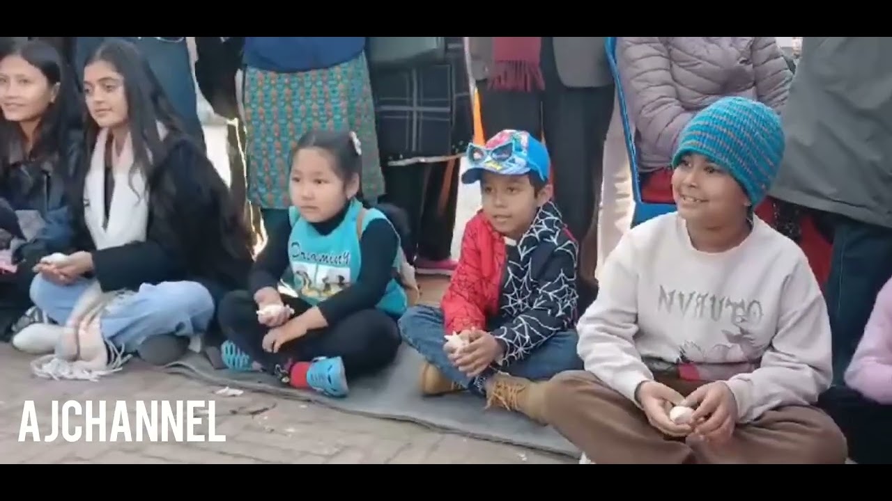Yomari Punhi||Making Yomari||My Son||AJCHANNEL