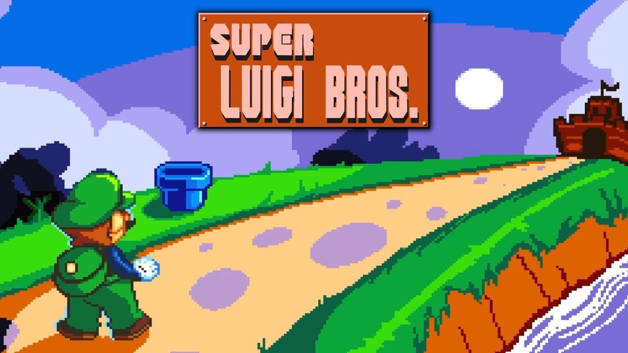 ⭐ Super Luigi Bros. PASTA LA VISTA - Longplay / Full Game