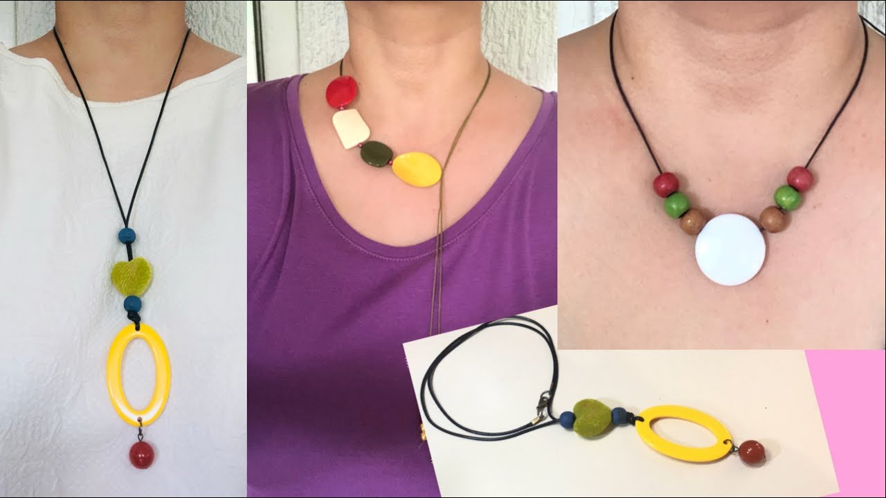 DIY Necklace Beads using Cord