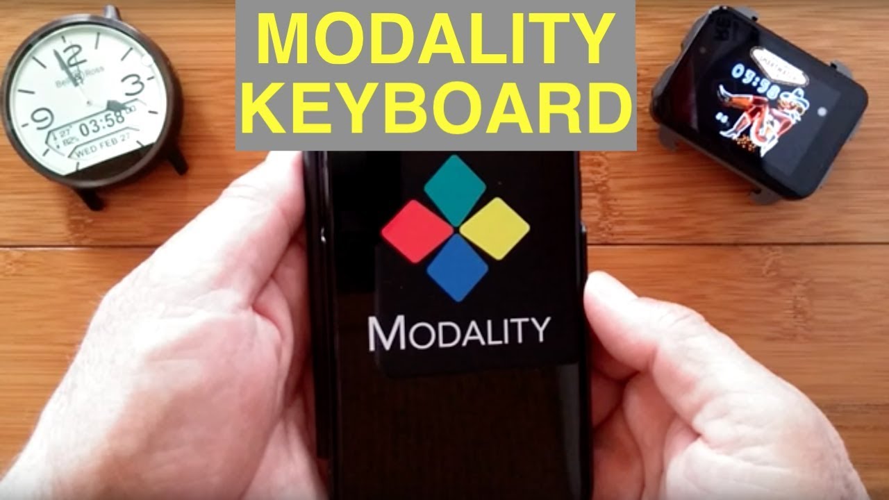 MODALITY 2.0 Four Button Alternative Keyboard for Phones and Android/WearOS Smartwatches