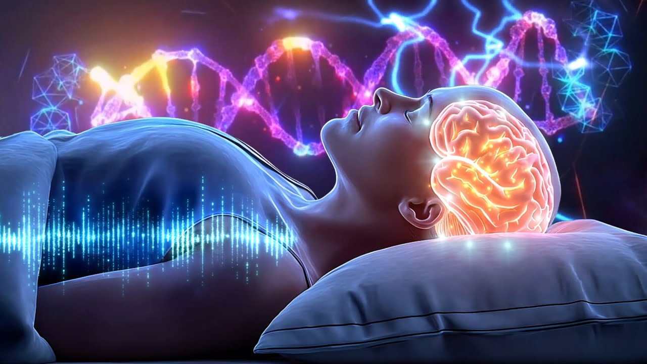 Brain Massage While You Sleep, Melatonin Release, Stop Overthinking, Worry & Stress