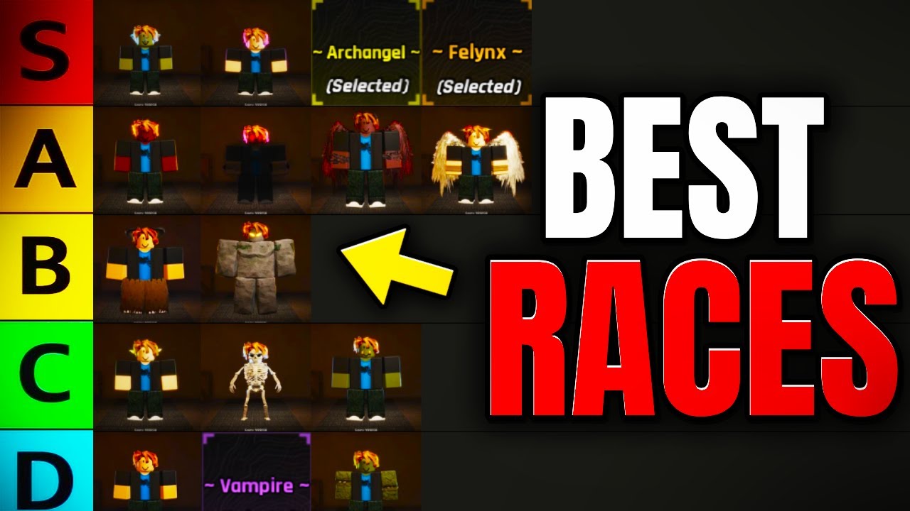 NEW BEST RACE TIER LIST in The ISLAND 3 UPDATE! (The Forge)