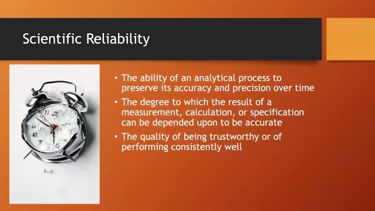 Standard and General Acceptance and Scientific Reliability - Does One Ensure the Other?