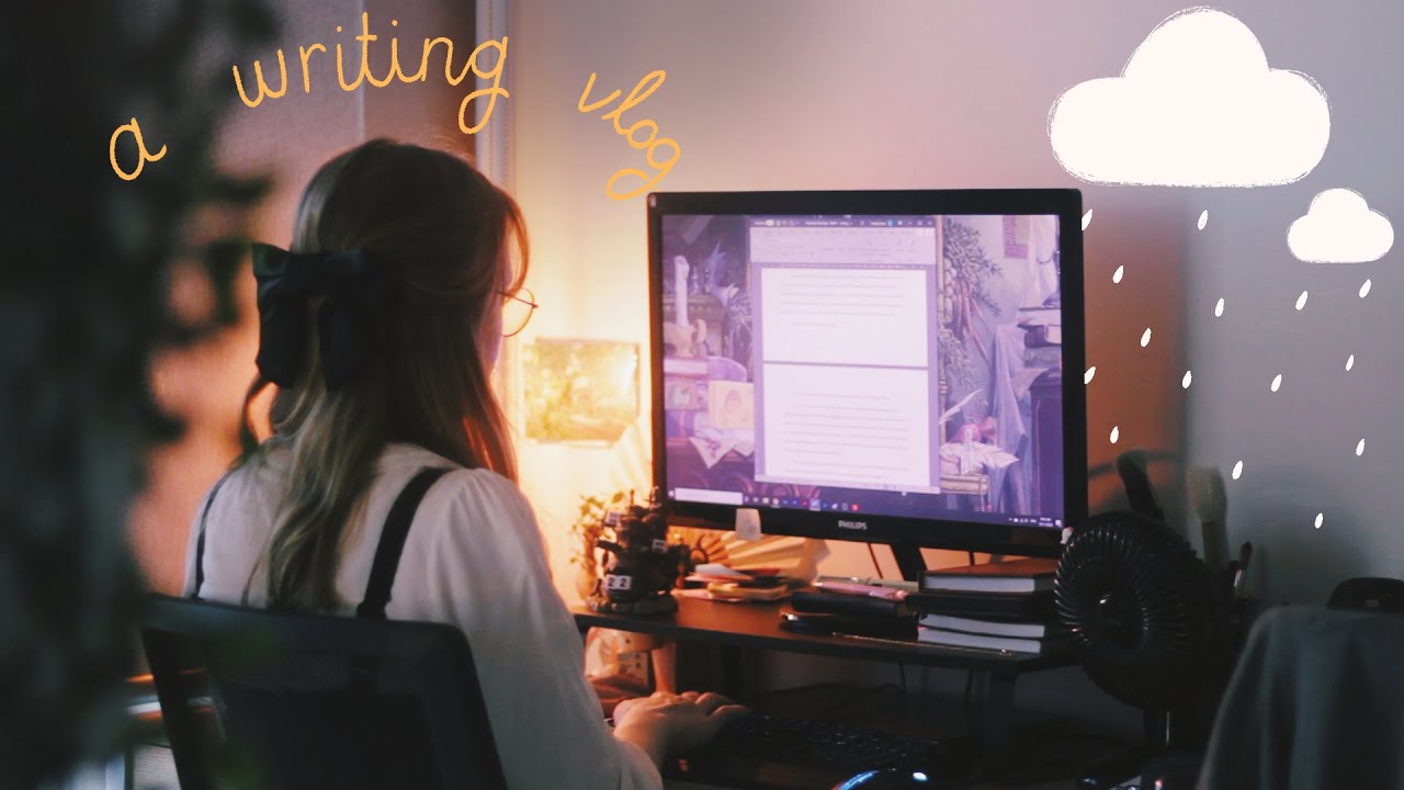 a soft, rainy, writing day 🌧️🖋️