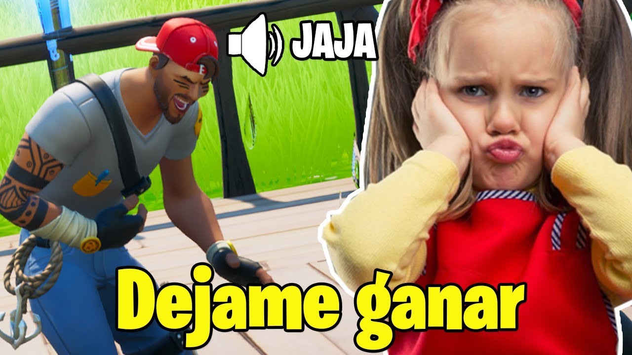 Mi suscriptora llora por perder en fortnite 😭