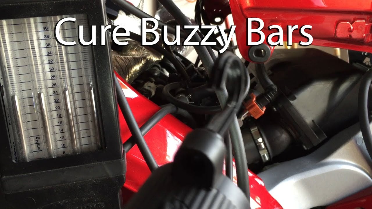 Motorcycle Throttle Body Sync Cures Buzzy Bars TBS