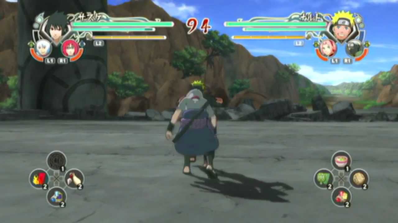Naruto shippuden ultimate ninja storm generations / Team 7 moveset