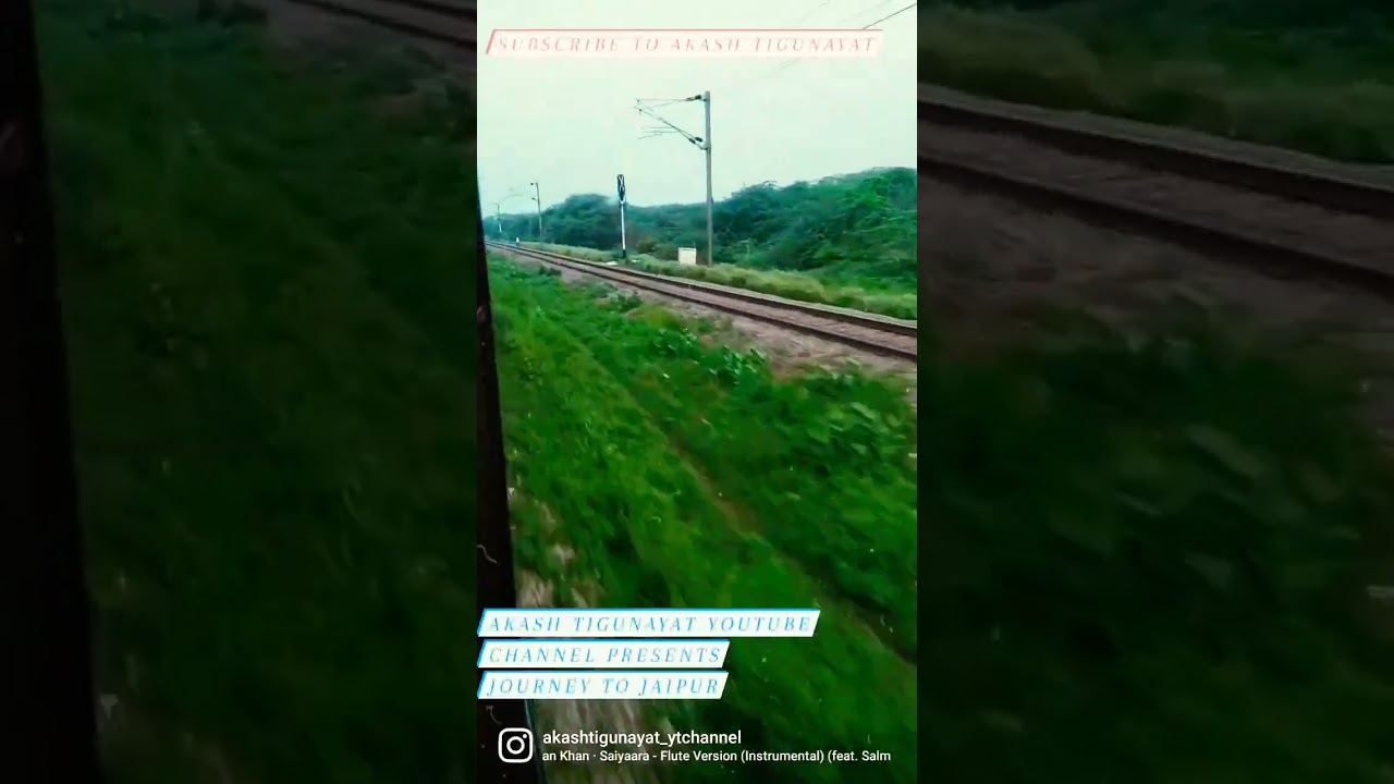 #trainjourney