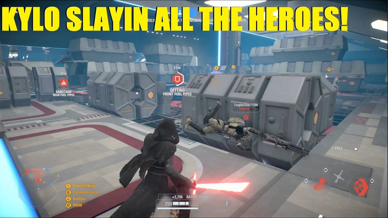 Kylo with an absolute gem of a carry! - Star Wars Battlefront 2