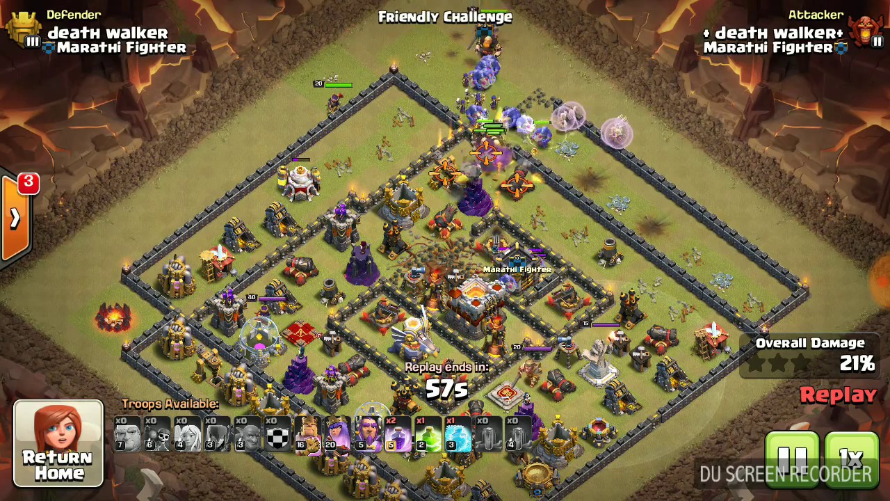 TH 11 base easy attack for 3 star