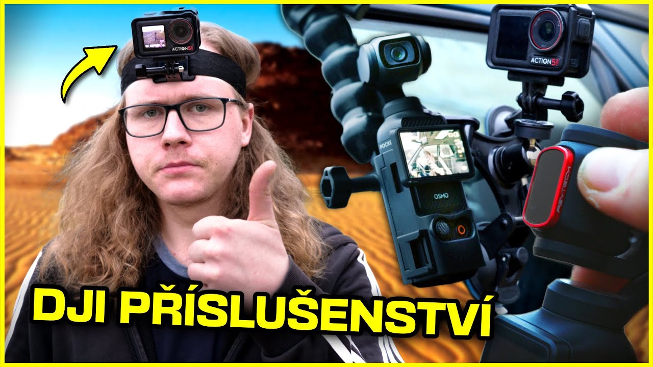 Tohle POTŘEBUJEŠ ke své DJI kameře! - Pocket 3, Action 5 a DRON