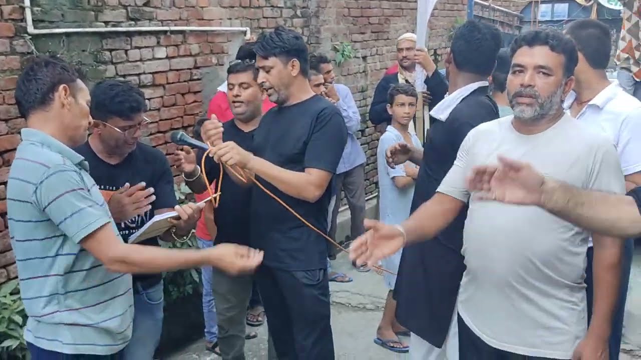 10 Muharram Noha abhe awaze Hussain aate H sherkot Azadari live 1446 hijjri 2024/25 by Shabab Haider