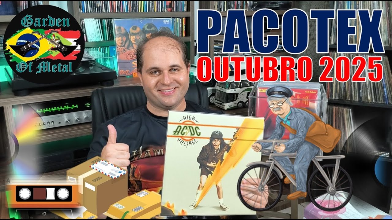 Garden of Metal #082 | Pacotex Outubro 2025 (Aquisições) #coleçãodecds #colecionadoresdevinil