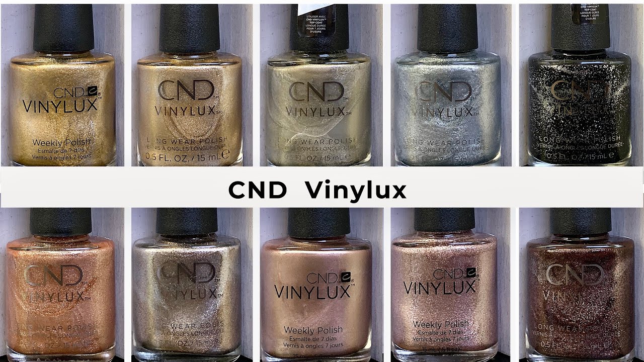 CND Vinylux | Festive Shimmers | Live application 💫✨