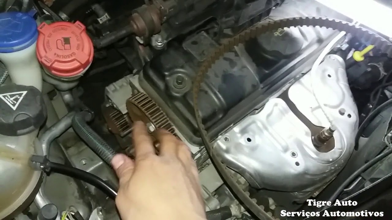 Troca correia  dentada Peugeot 208 1.5 8v