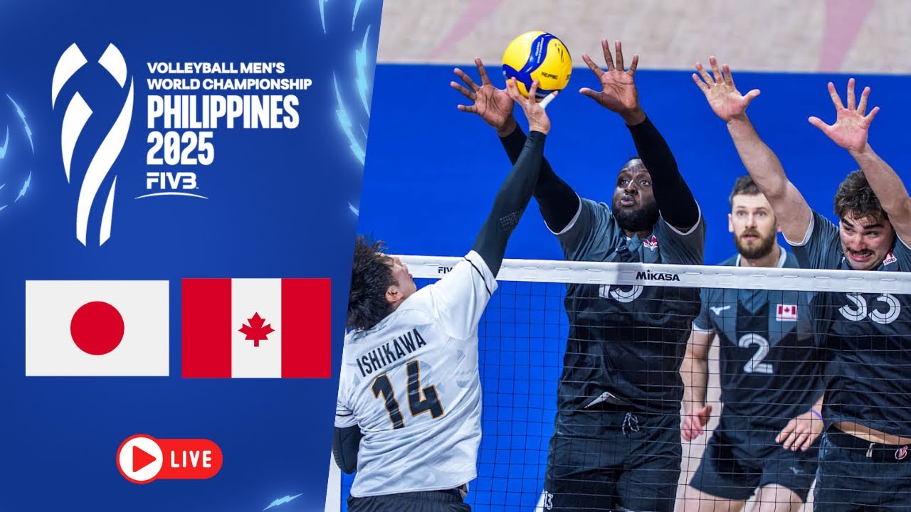 Japan 🇯🇵vs🇨🇦 Canada | FIVB Men’s World Championship 2025 | Quezon City, Philippines