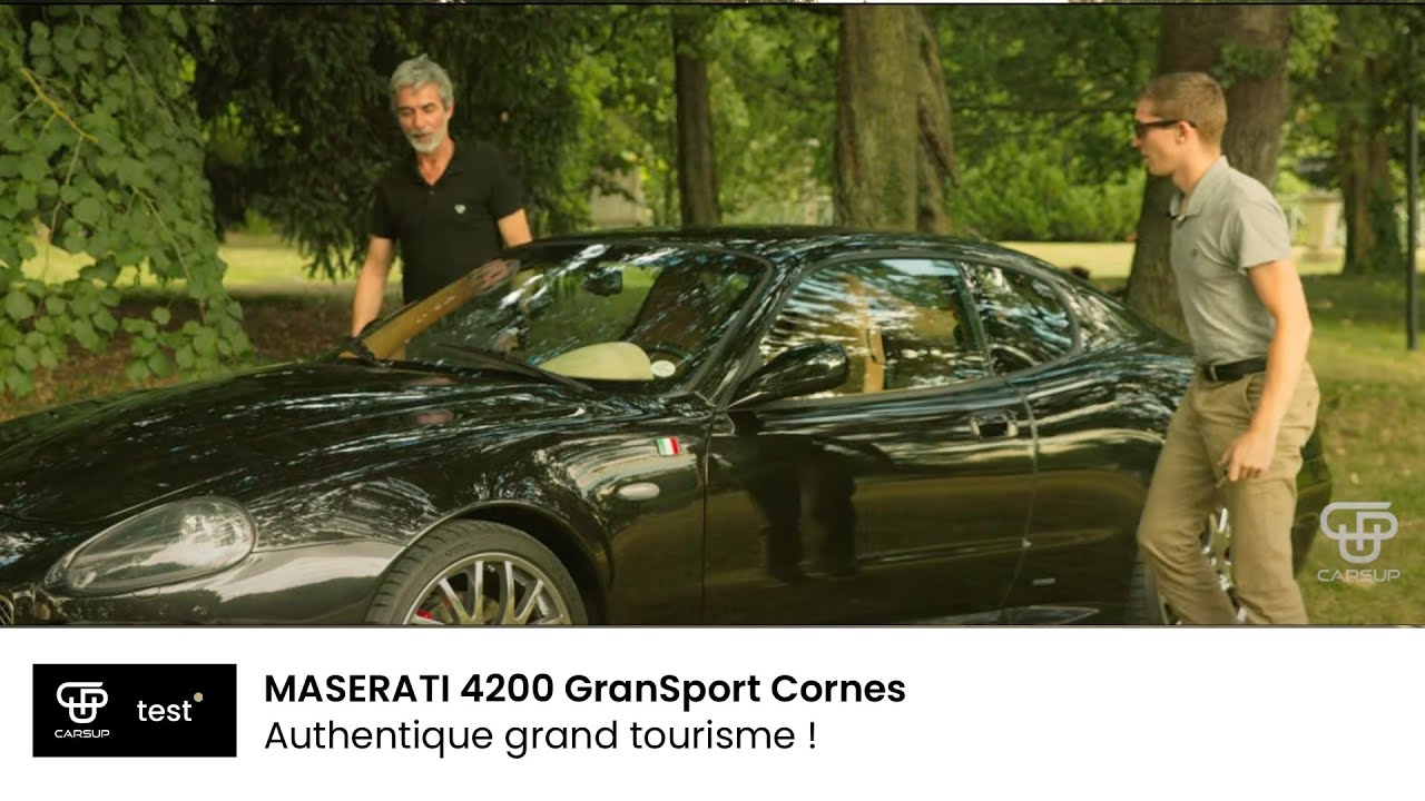 MASERATI 4200 GranSport Cornes : authentique grand tourisme !