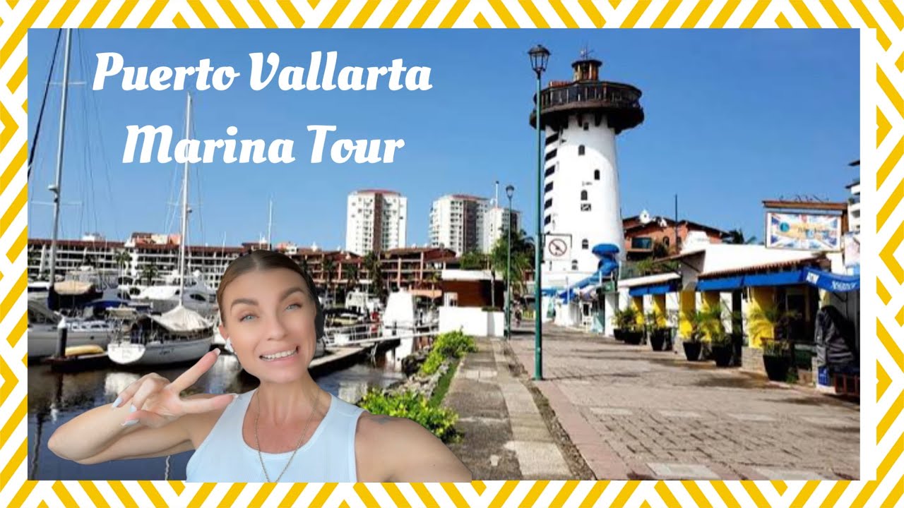 Marina Vallarta neighborhood driving tour in Puerto Vallarta. DeiMare & Batros Marina Residences