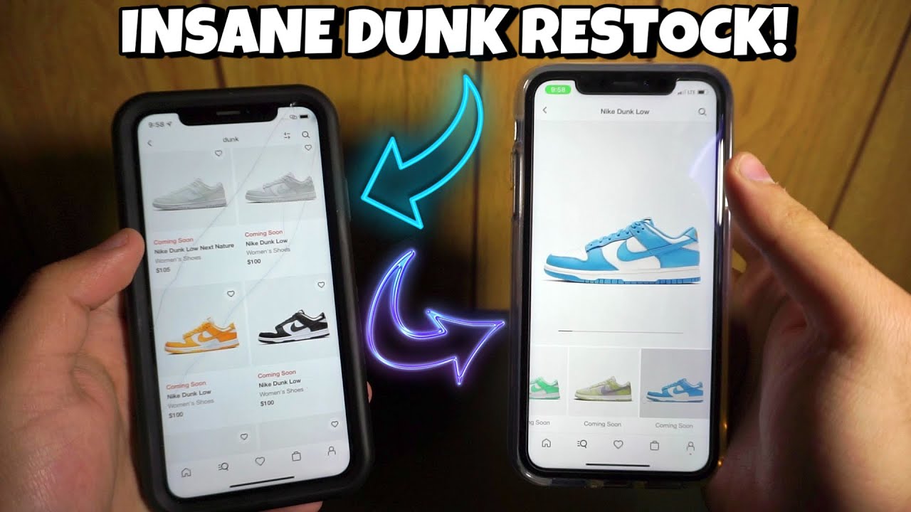 HUGE NIKE DUNK RESTOCK!
