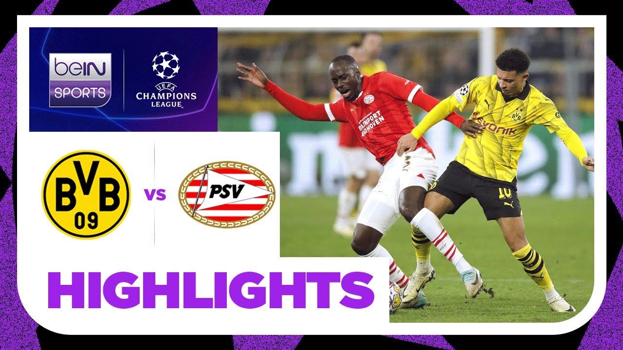 Borussia Dortmund v PSV | Champions League 23/24 | Match Highlights
