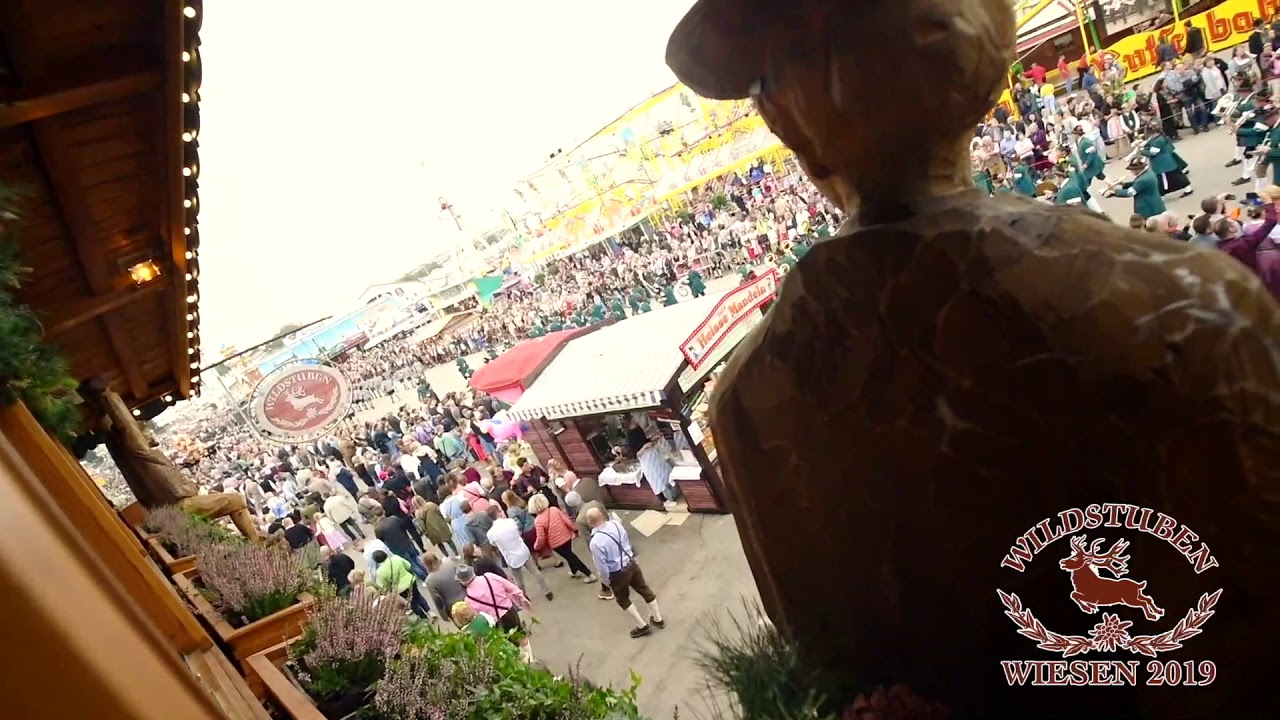 Wildstuben 2019 auf dem Oktoberfest: Ausblick auf den Trachten- und Sch&uuml;tzenzug