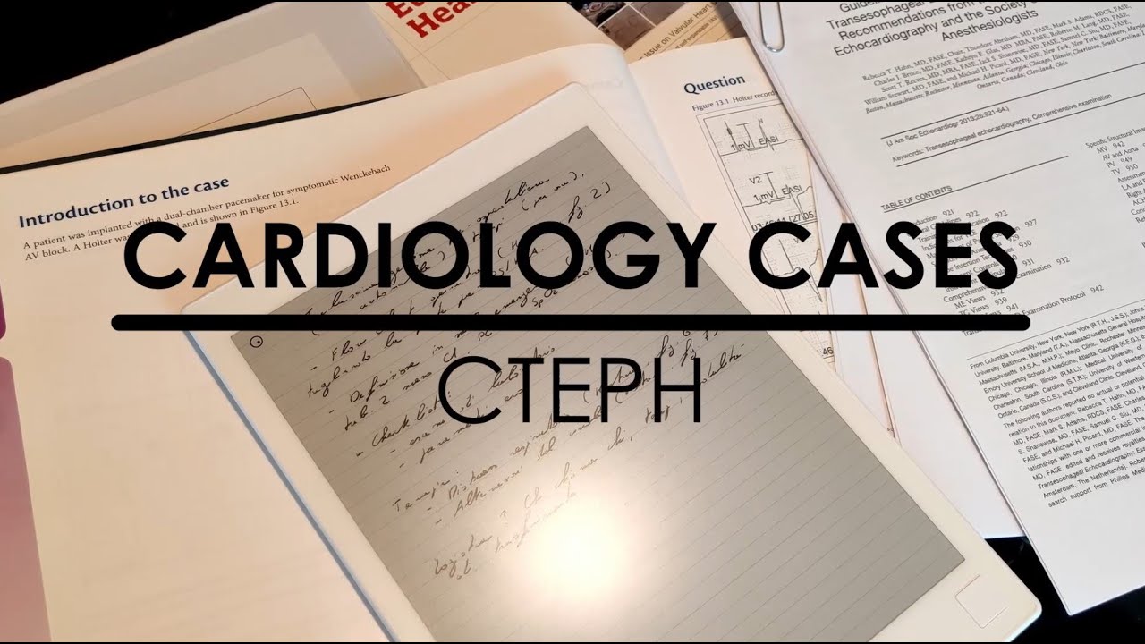 Cardiology cases - Chronic thromboembolic pulmonary hypertension