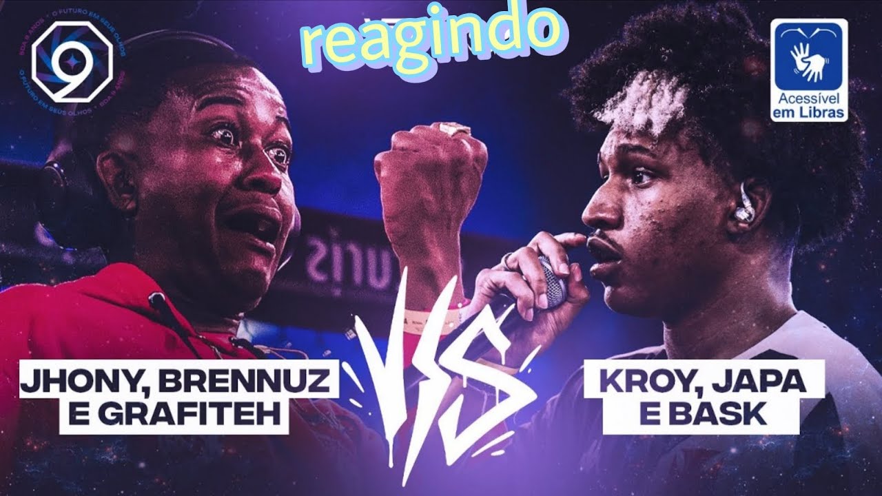 Reagindo a batalha da bda 9 anos Johnny brennuz e grafiteh vs kroy Japão e base 